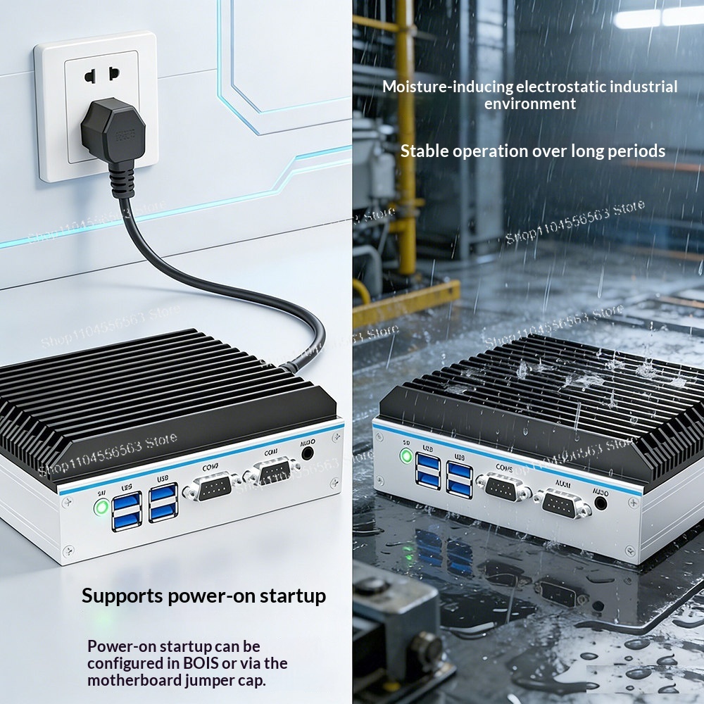 Mini industriële pc N100 Quad  - Fanless Industrial Pc Rs485 Core I7 recensie en prijs