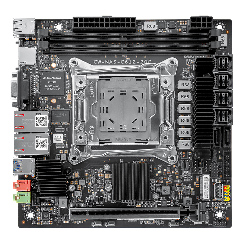 CW-20G Mini ITX-server, NAS-mo - Nas Motherboard 8 Sata Mini Itx recensie en prijs