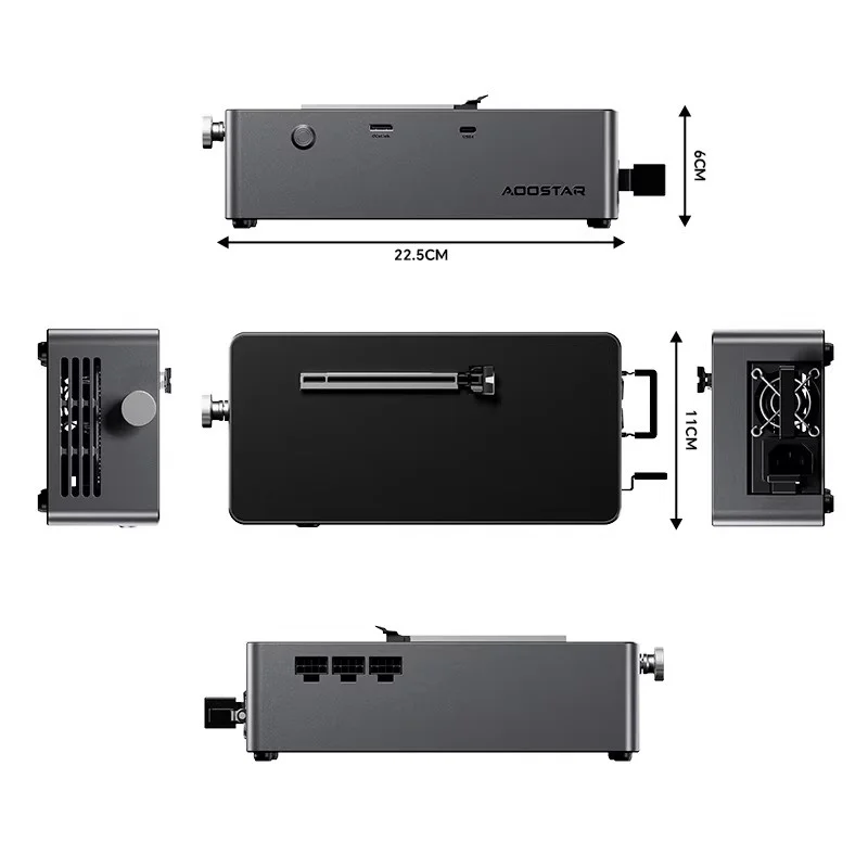 AOOSTAR AG01 AG02 EGPU-dock, O - Oculink Egpu Mini Pc recensie en prijs