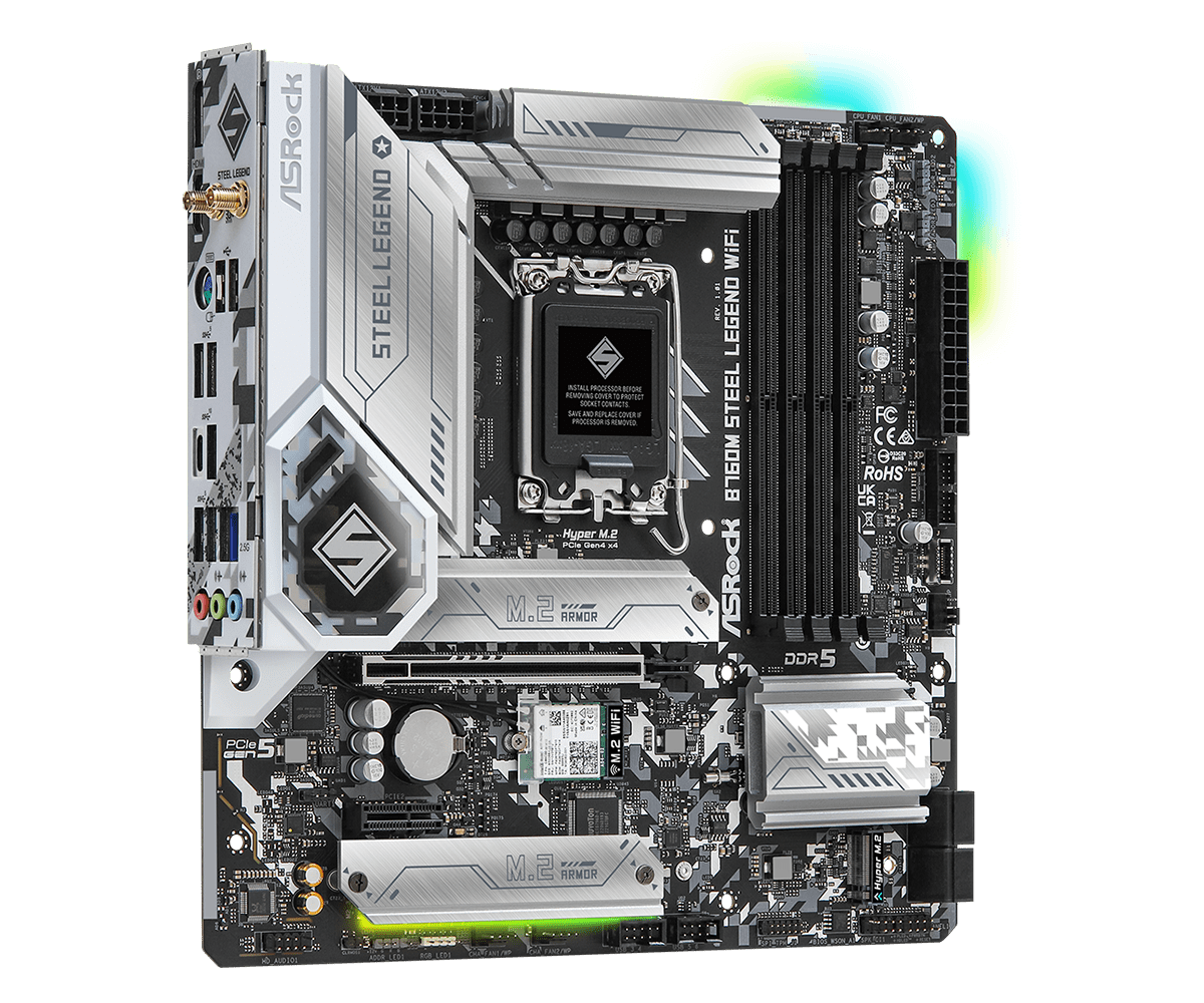 ASROCK B760M STEEL LEGEND WIFI - Lga1700 Itx Motherboard Ddr5 recensie en prijs
